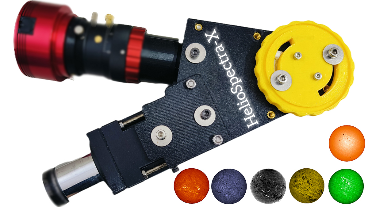 HelioSpectra-X, Vishal's DIY spectroheliograph. Credit: Vishal Sharma