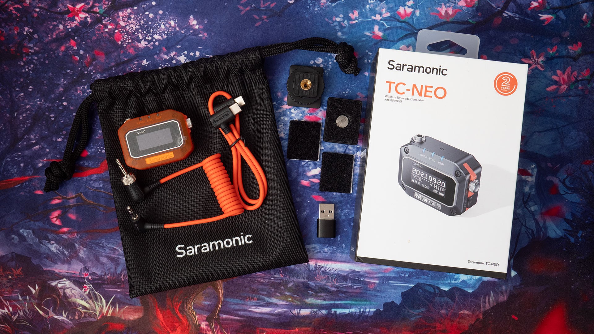 Saramonic TC-NEO Single Pack contents