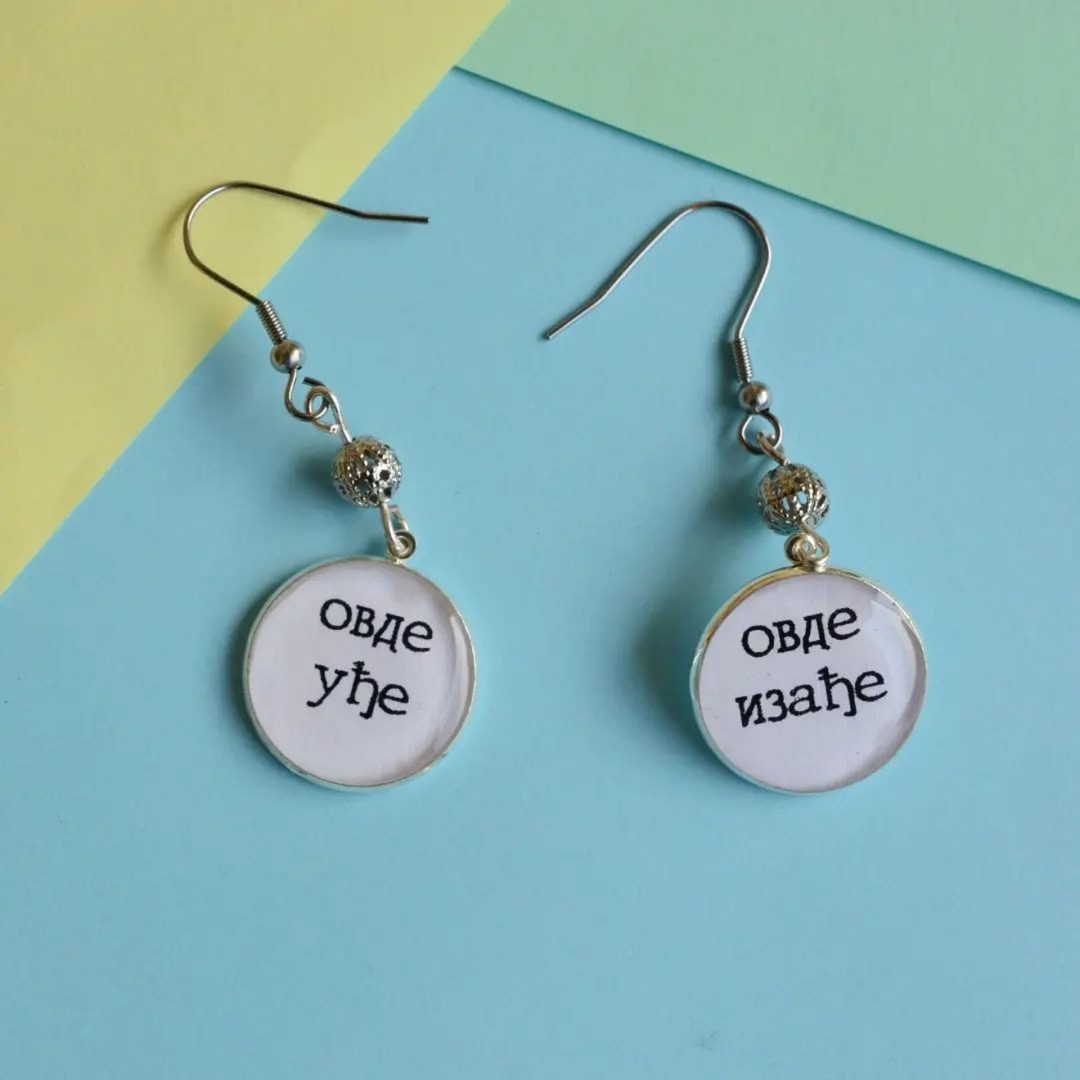 resin earrings