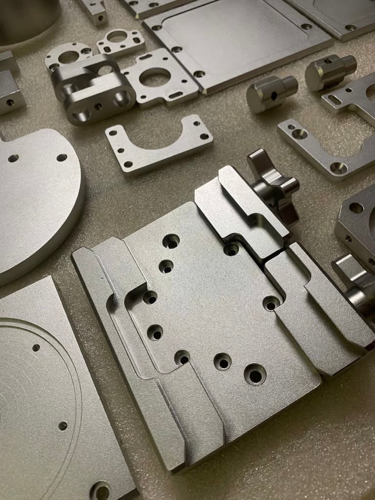 The mount is made with precision CNC-machined metal