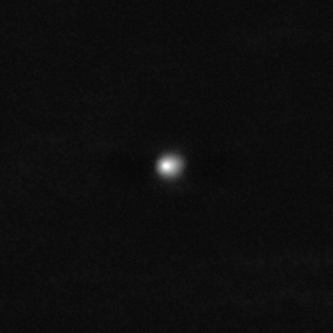 This VLT image is the result of stacking several observations obtained on the night of 3 July 2025. Credit: ESO/O. Hainaut