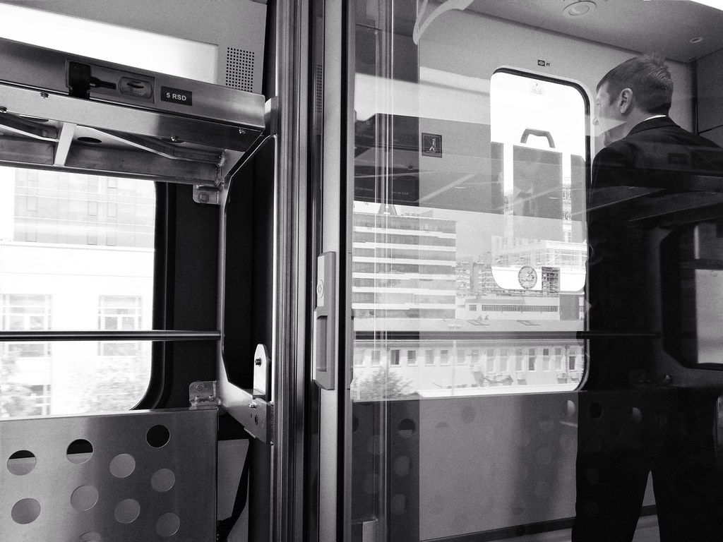 travel photography train reflections