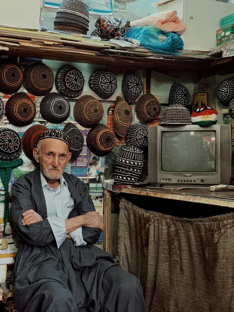 A man inside his store