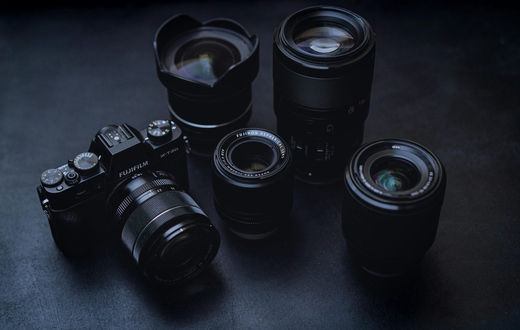 Different types of lenses
