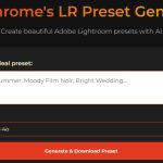 preset generator ligtroom