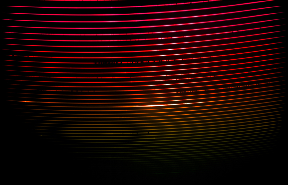The red spectrum of the binary star system Eta Carinae, captured with the newly installed SOAR Telescope Echelle Spectrograph (STELES) on the SOAR Telescope. Credit: CTIO/NOIRLab/SOAR/NSF/AURA