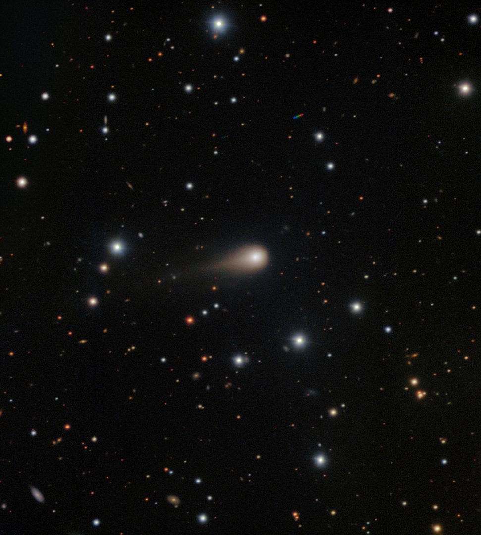 A deep image of interstellar Comet 3I/ATLAS captured by the Gemini Multi-Object Spectrograph. Credit: International Gemini Observatory/NOIRLab/NSF/AURA/Shadow the Scientist Image Processing: J. Miller & M. Rodriguez (International Gemini Observatory/NSF NOIRLab), T.A. Rector (University of Alaska Anchorage/NSF NOIRLab), M. Zamani (NSF NOIRLab)