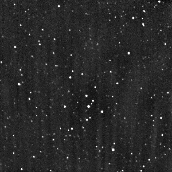 An animation made of a pair of images taken 10 hours apart. In this version, Uranus can be seen moving very slightly, relative to the background stars. Credit: NASA/JPL-Caltech