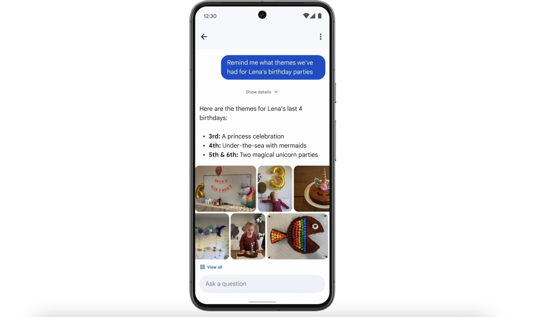 Pixel 10 Ask Photos unavailable