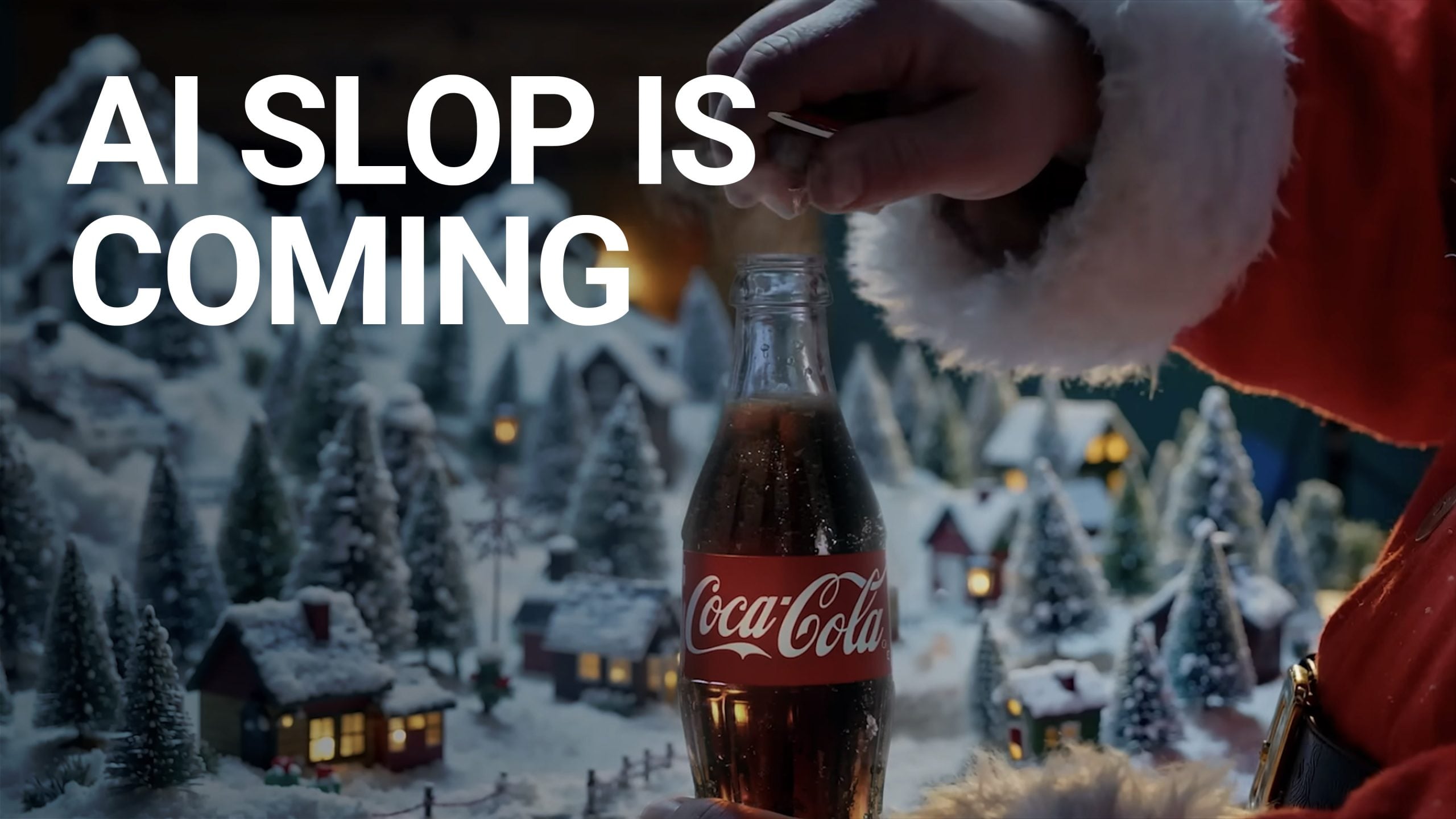 The AI Coca-Cola Ad Might have Done Photgraphers a Big Favour