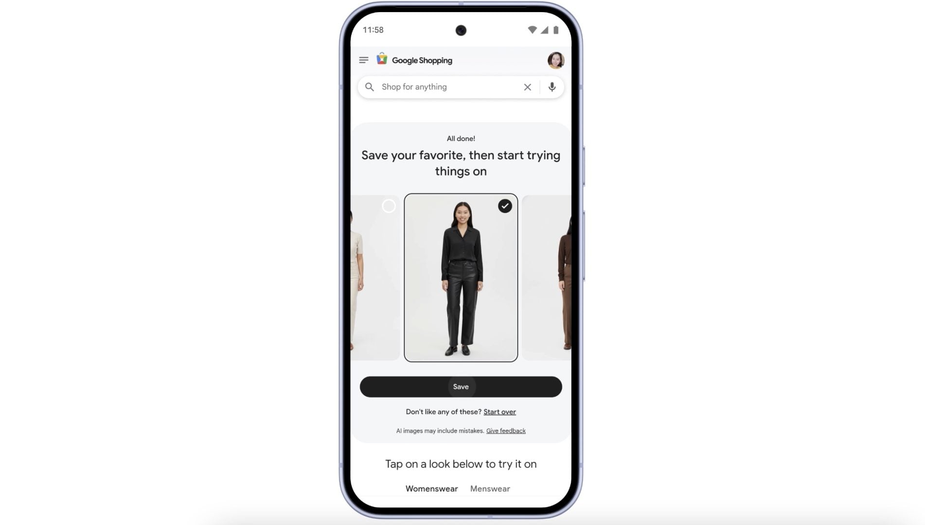 Google Nano Banana virtual try-on