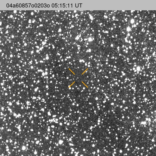 This image shows the observation of comet 3I/ATLAS when it was discovered on July 1, 2025. Credit: ATLAS/University of Hawaii/NASA