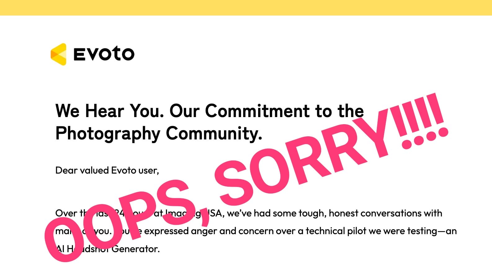 Evoto Angers Photographers by a Surprise AI Headshot Launch, But Are They Really the Villain Here?