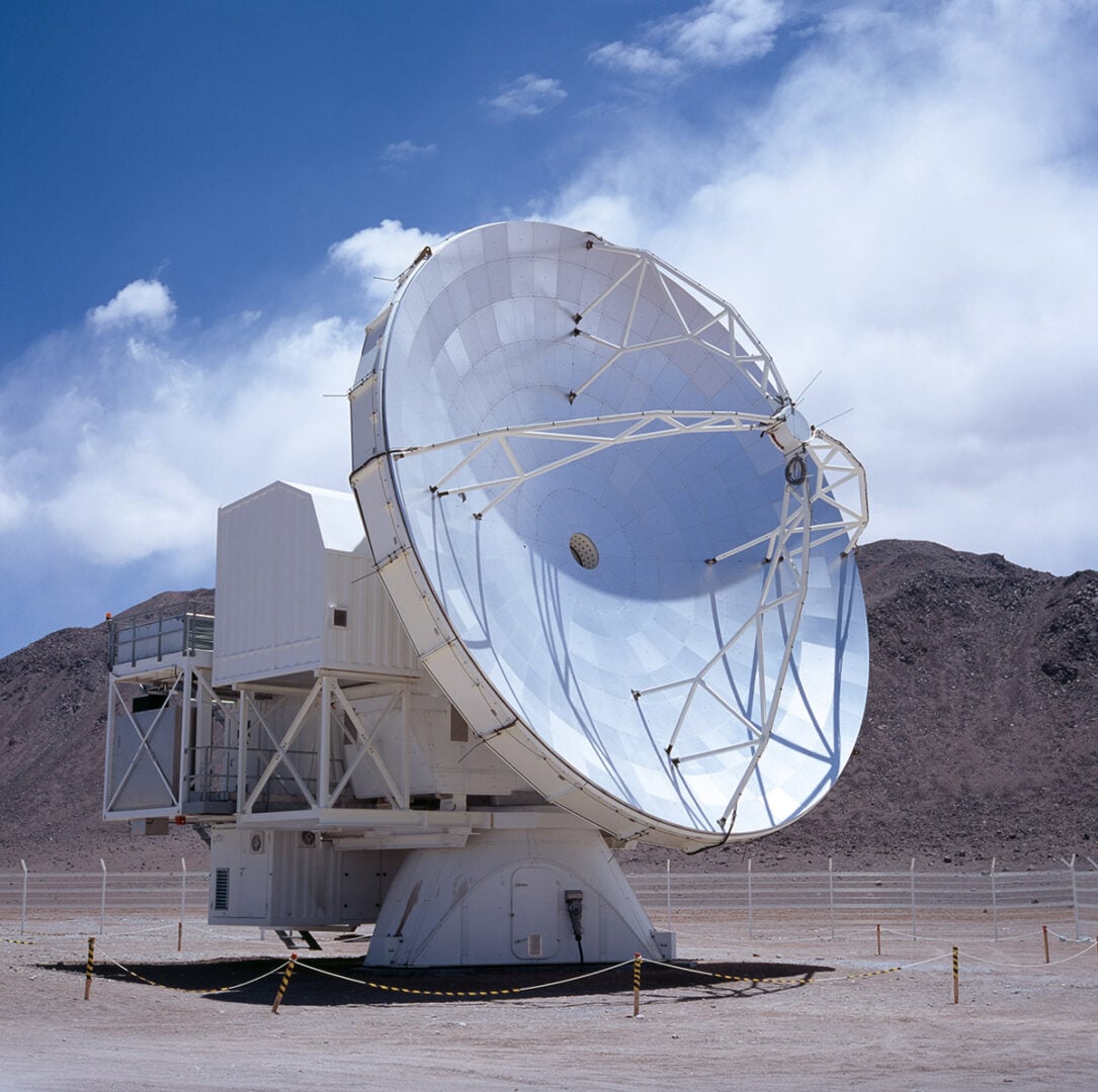 A view of the Atacama Pathfinder Experiment (APEX).