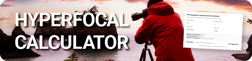 Free Hyperfocal Distance Calculator