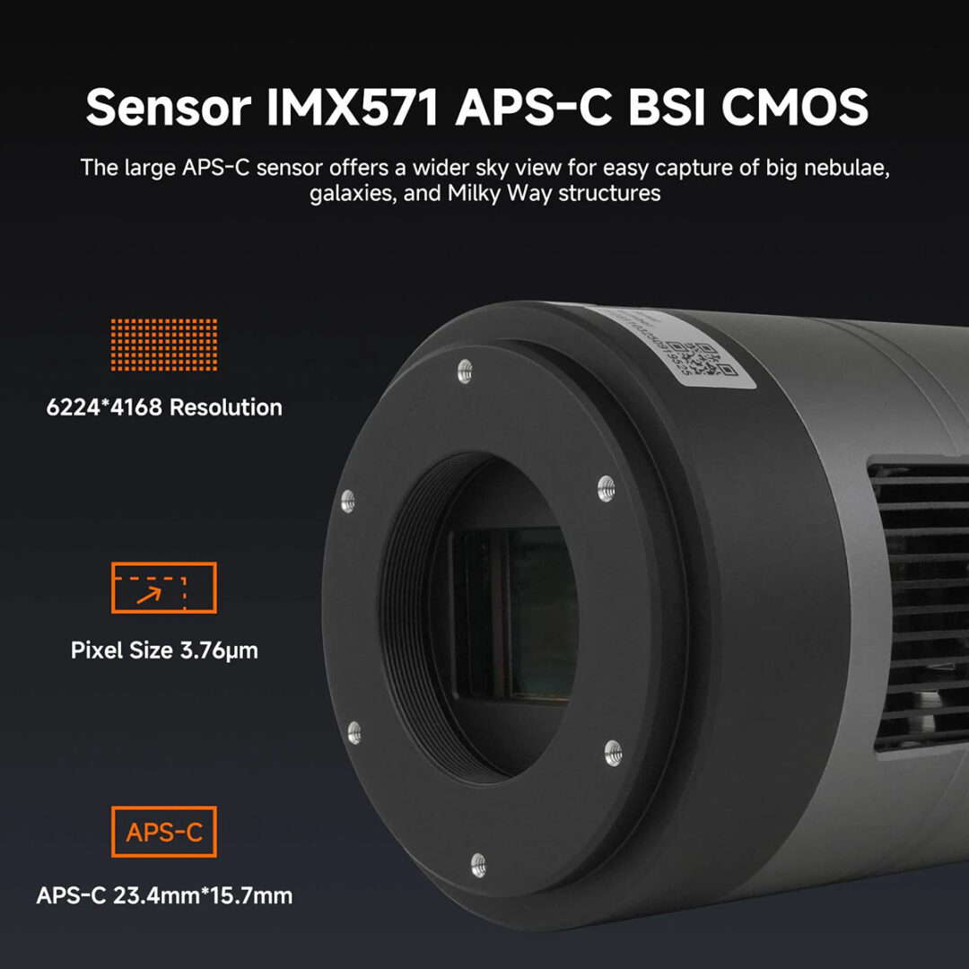 The Svbony SC571CC features the IMX571 sensor