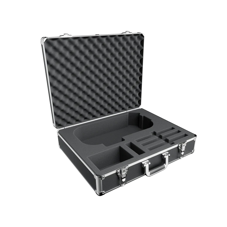 The smart telescope comes in a foam case for easy portability