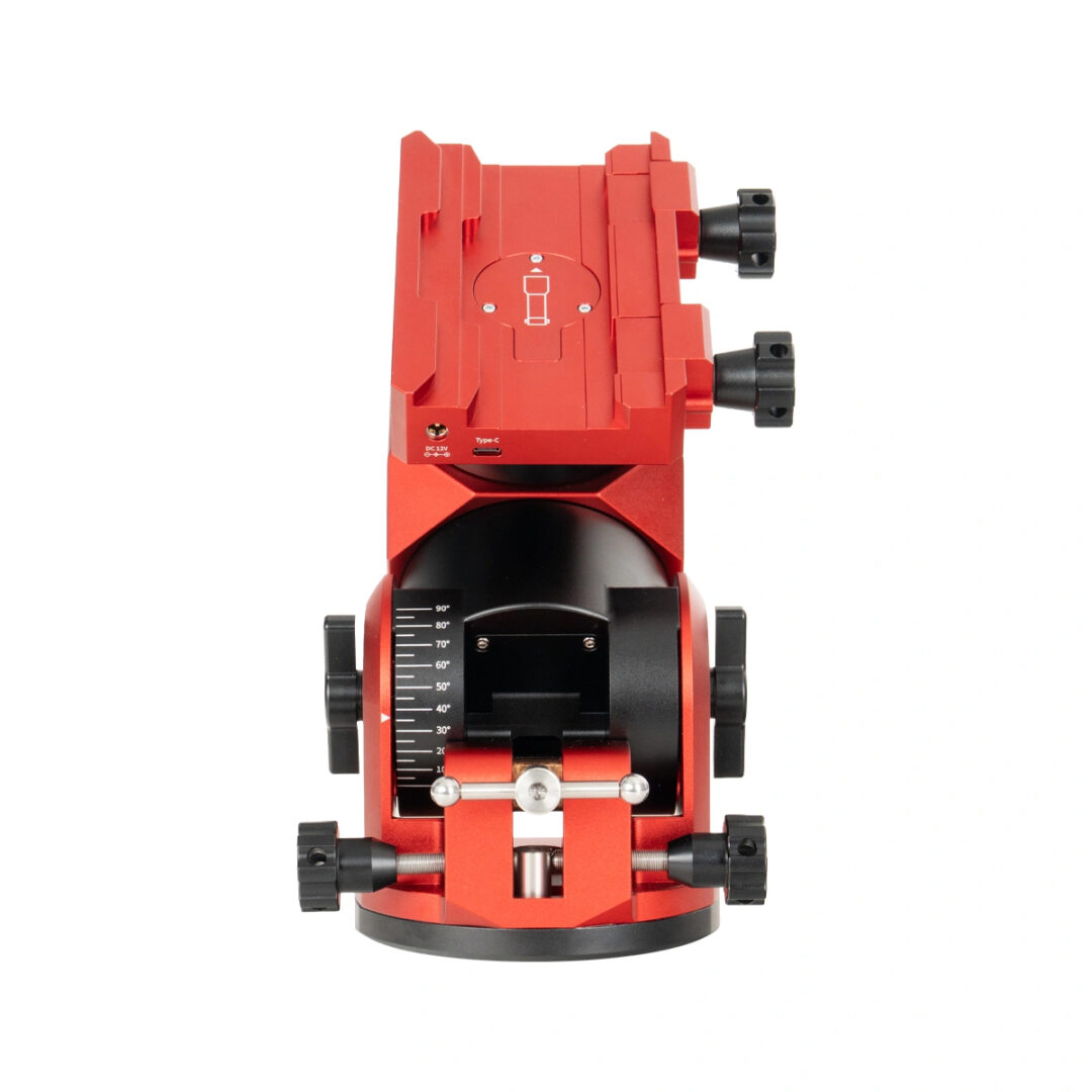 The mount has a payload capacity of 20 kilograms without a counterweight