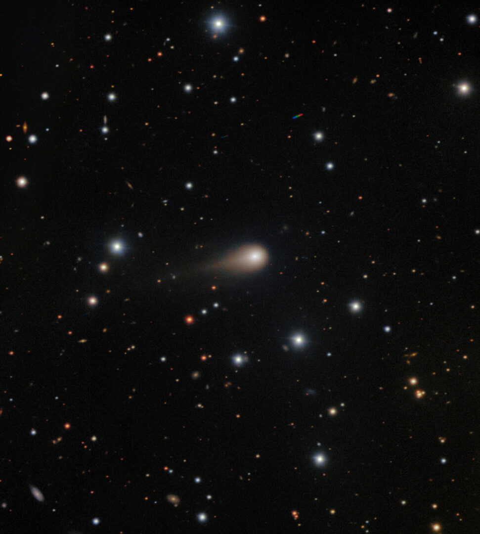 Earlier observation of interstellar Comet 3I/ATLAS by the Gemini Multi-Object Spectrograph (GMOS) on Gemini South at Cerro Pachón in Chile. Credit: International Gemini Observatory/NOIRLab/NSF/AURA/Shadow the Scientist Image Processing: J. Miller & M. Rodriguez (International Gemini Observatory/NSF NOIRLab), T.A. Rector (University of Alaska Anchorage/NSF NOIRLab), M. Zamani (NSF NOIRLab)