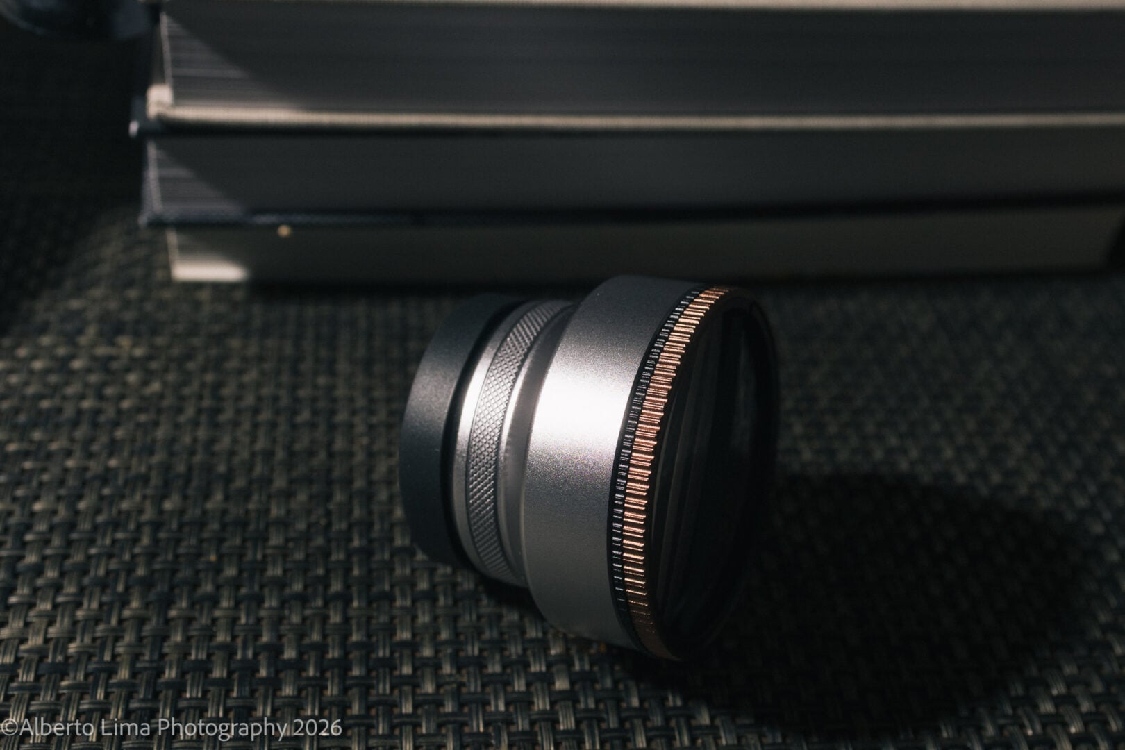 Product image of the Viltrox TCL-X100VI coupled with the PolarPro Center-Split Lens Filter (67mm)