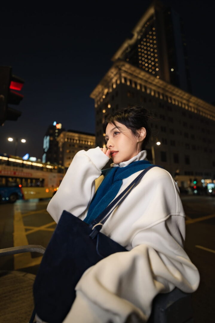 wide angle portrait