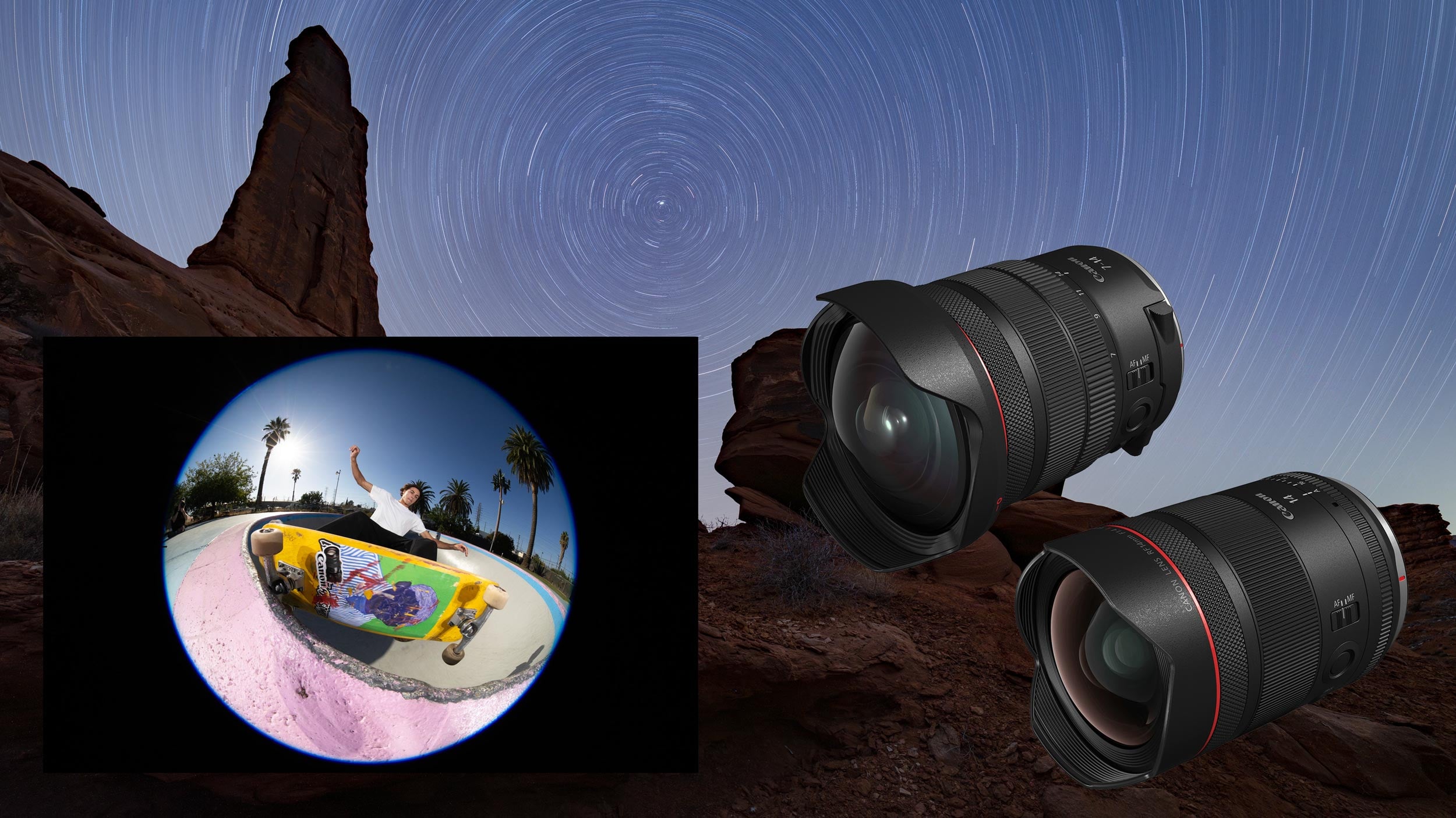 Canon Goes Seriously Wide with New RF 7–14mm Fisheye and RF 14mm f/1.4 Lenses