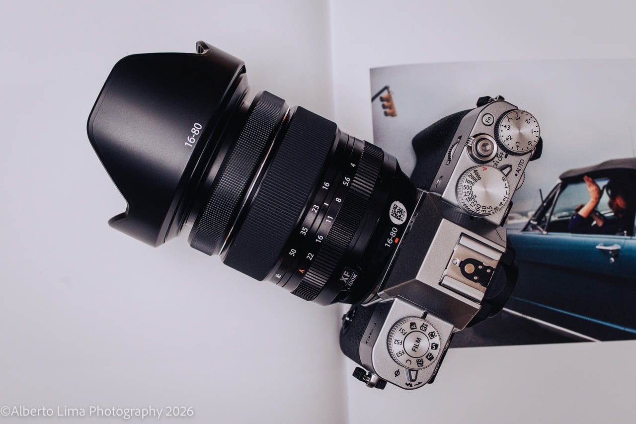 A Fujifilm X-T30 III with the XF16-80mm F4 WR lens