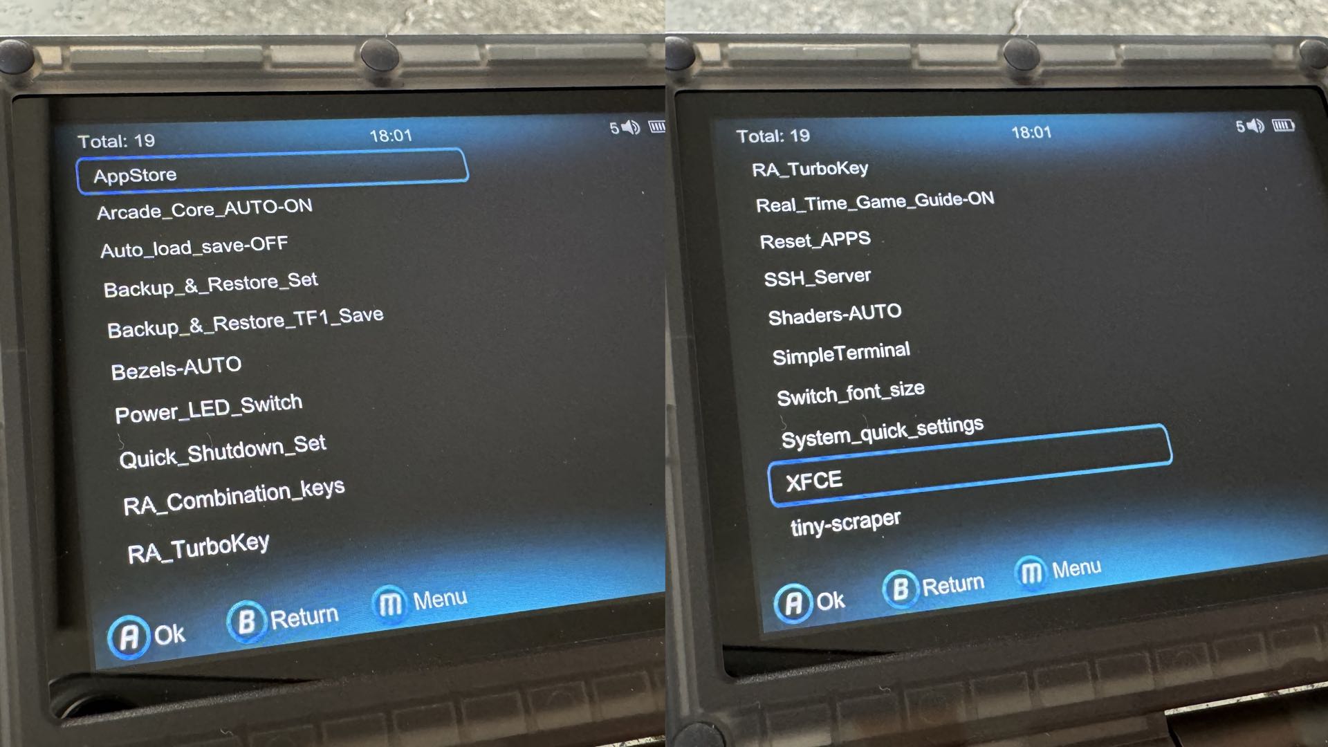 AppStore and XFCE