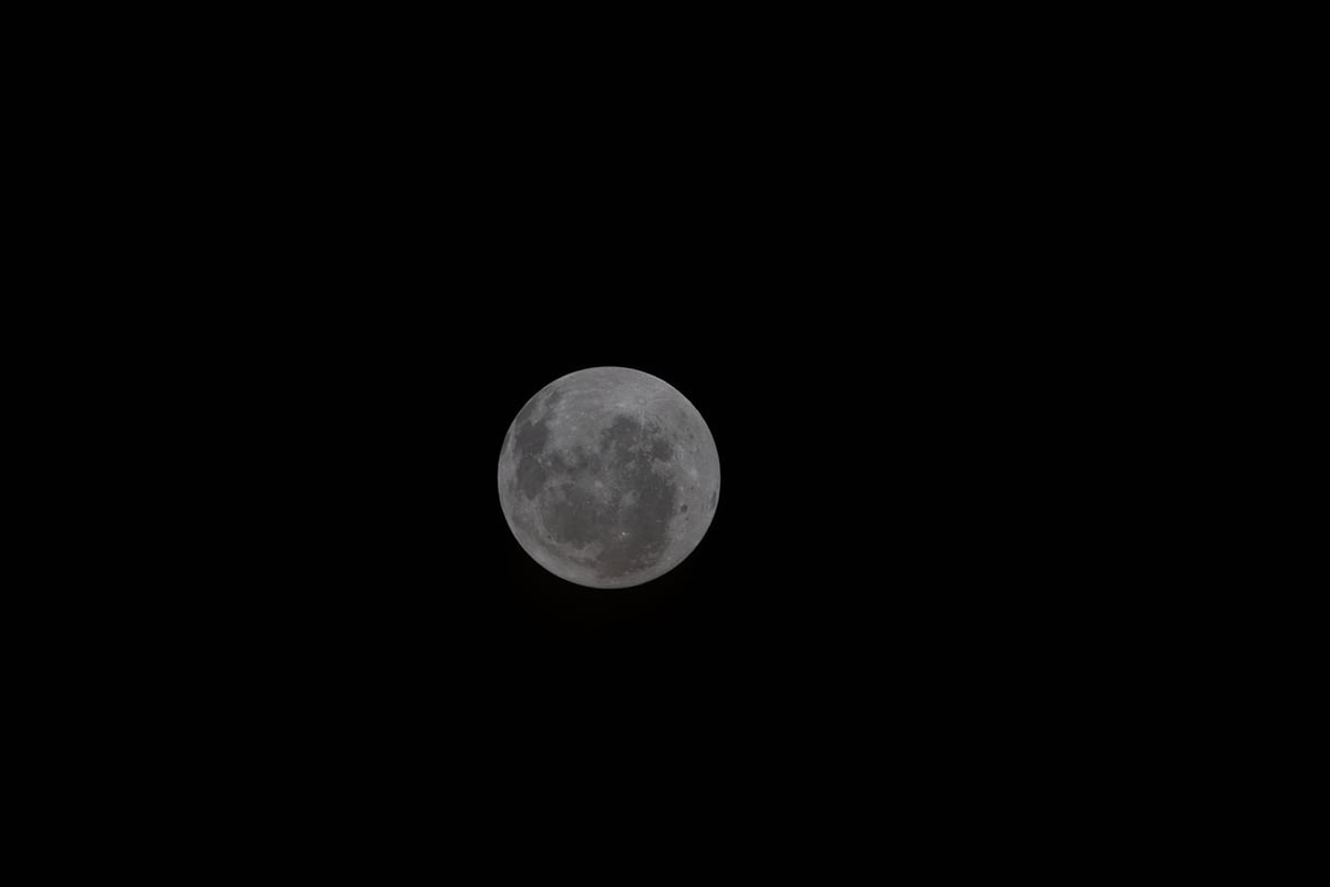 The Artemis II crew took this photo on day 4 of their journey to the Moon. In it, the Moon is oriented with the South Pole at the top, and is beginning to see parts of the lunar far side. The Orientale basin is on the right edge of the lunar disk in this image. Artemis II marks the first time that humans have seen the entire basin. Credit: NASA