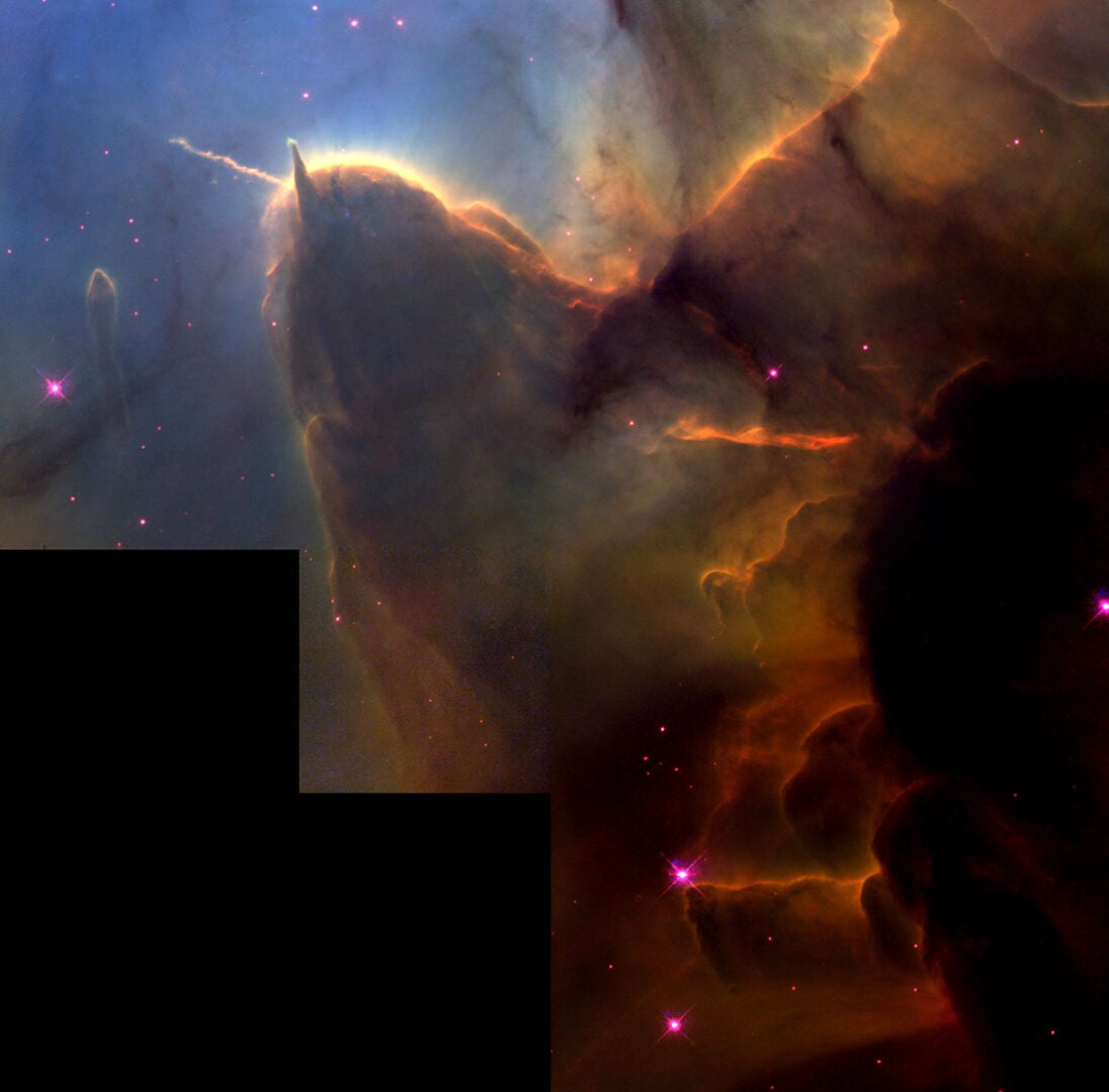 The Hubble Space Telescope captured this image of the Trifid Nebula in 1997. Credit: NASA and Jeff Hester (Arizona State University)