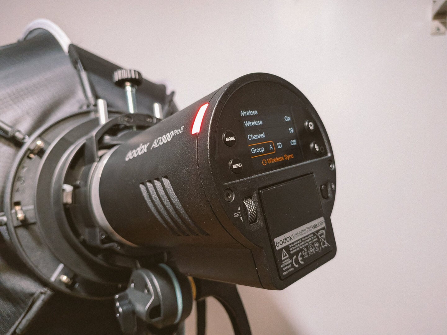 Product images of the Godox AD300Pro II
