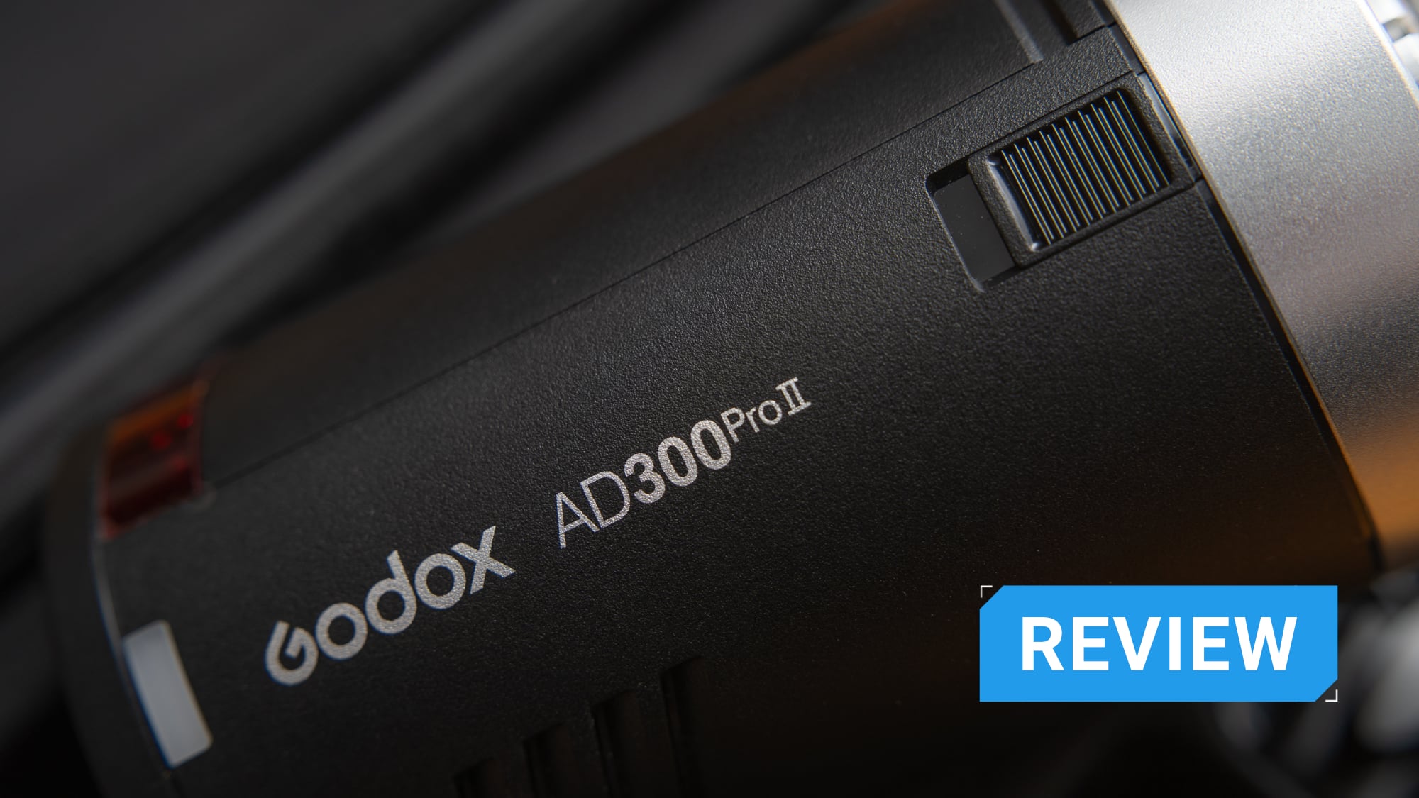 Close up of a Godox Monolight