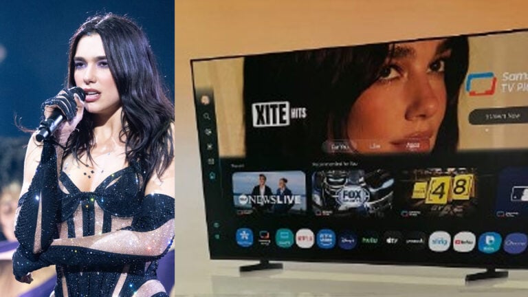 dua lipa TV box