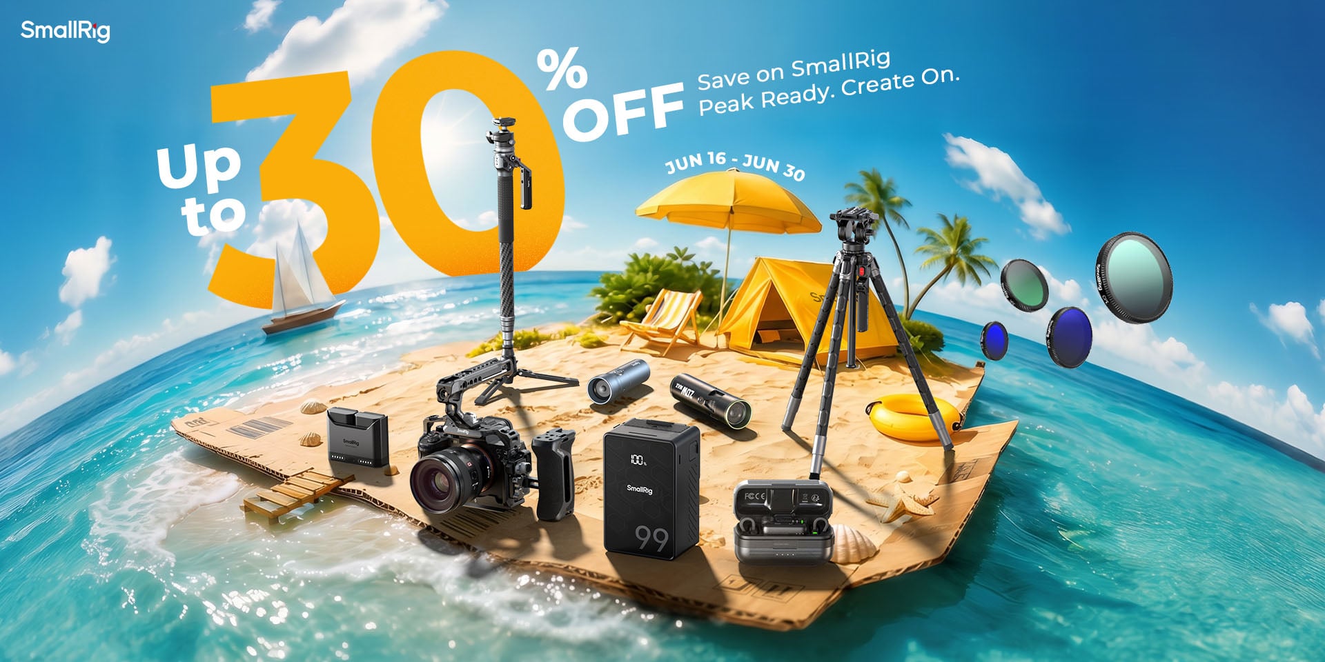 SmallRig Prime Day Sale Offers Up to 35% Off Tripods, V-Mount Batteries and Lighting