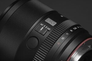 Closeup image of the Viltrox AF 75mm F1.8 EVO Lens