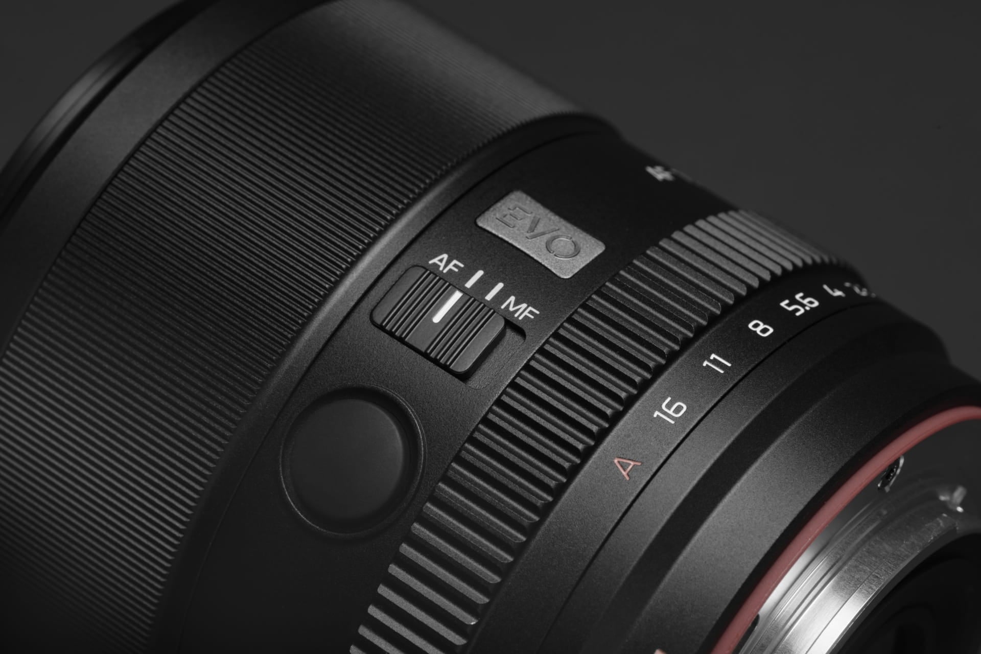 Closeup image of the Viltrox AF 75mm F1.8 EVO Lens