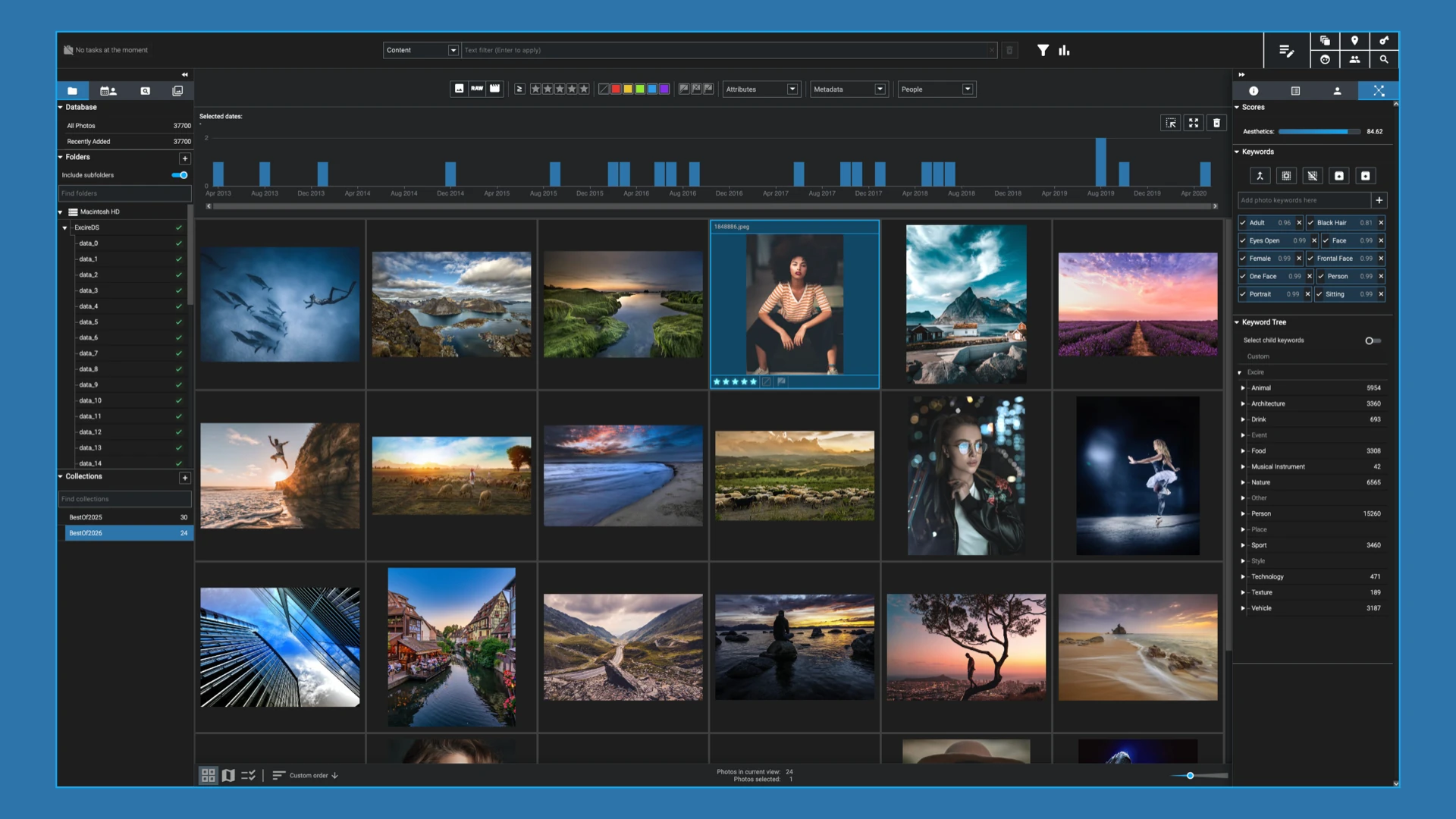 AI photo management software