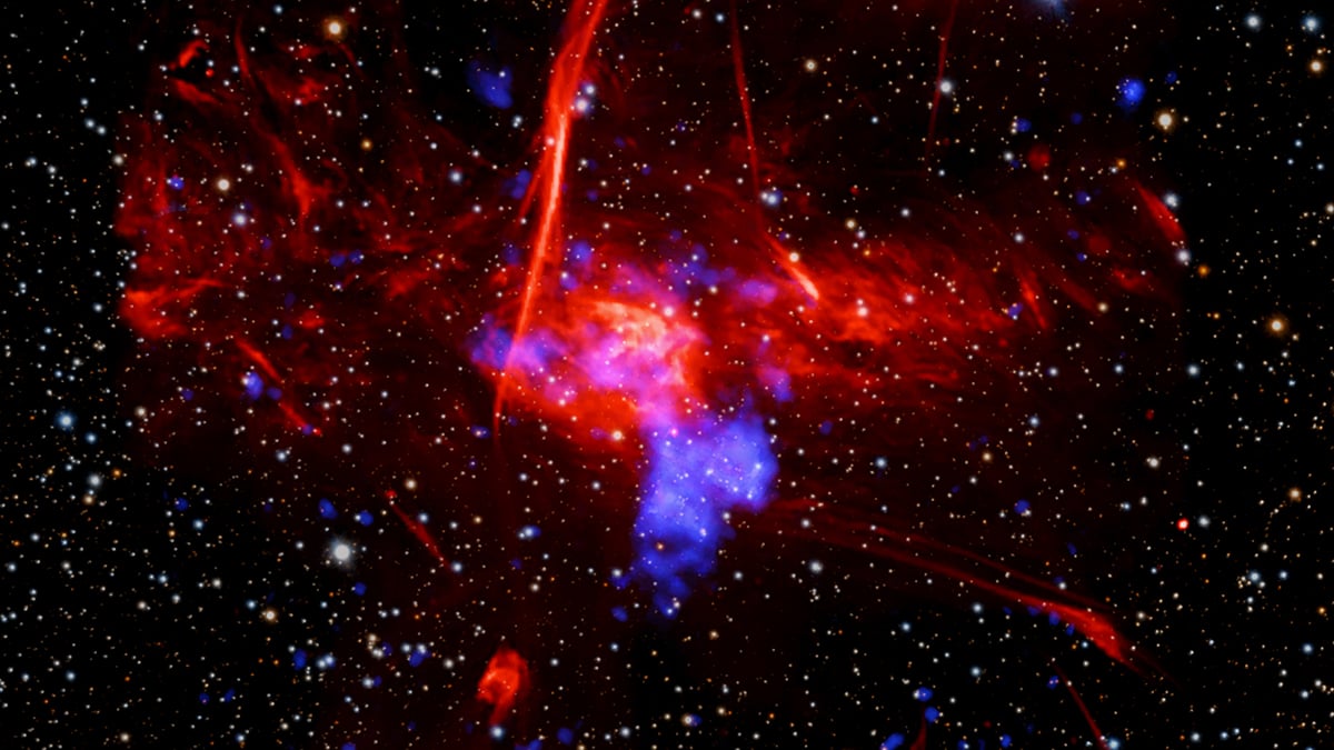 NASA's Chandra X-ray observatory discovers a possible supernova remnant in the galactic center cover
