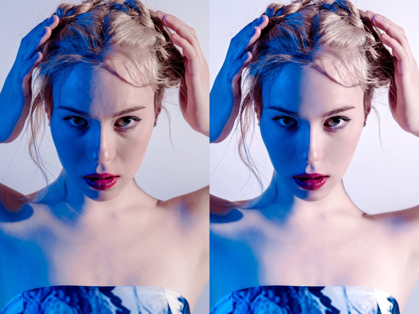 skin retouching human vs ai