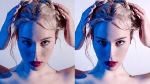 skin retouching human vs ai