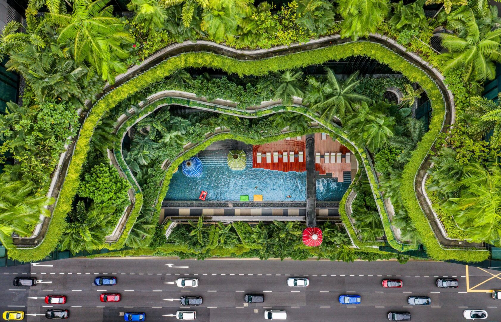 aerial photo second placxe