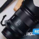 Viltrox 35mm F1.2 LAB N FE Review Lead Image of Lens on White Background