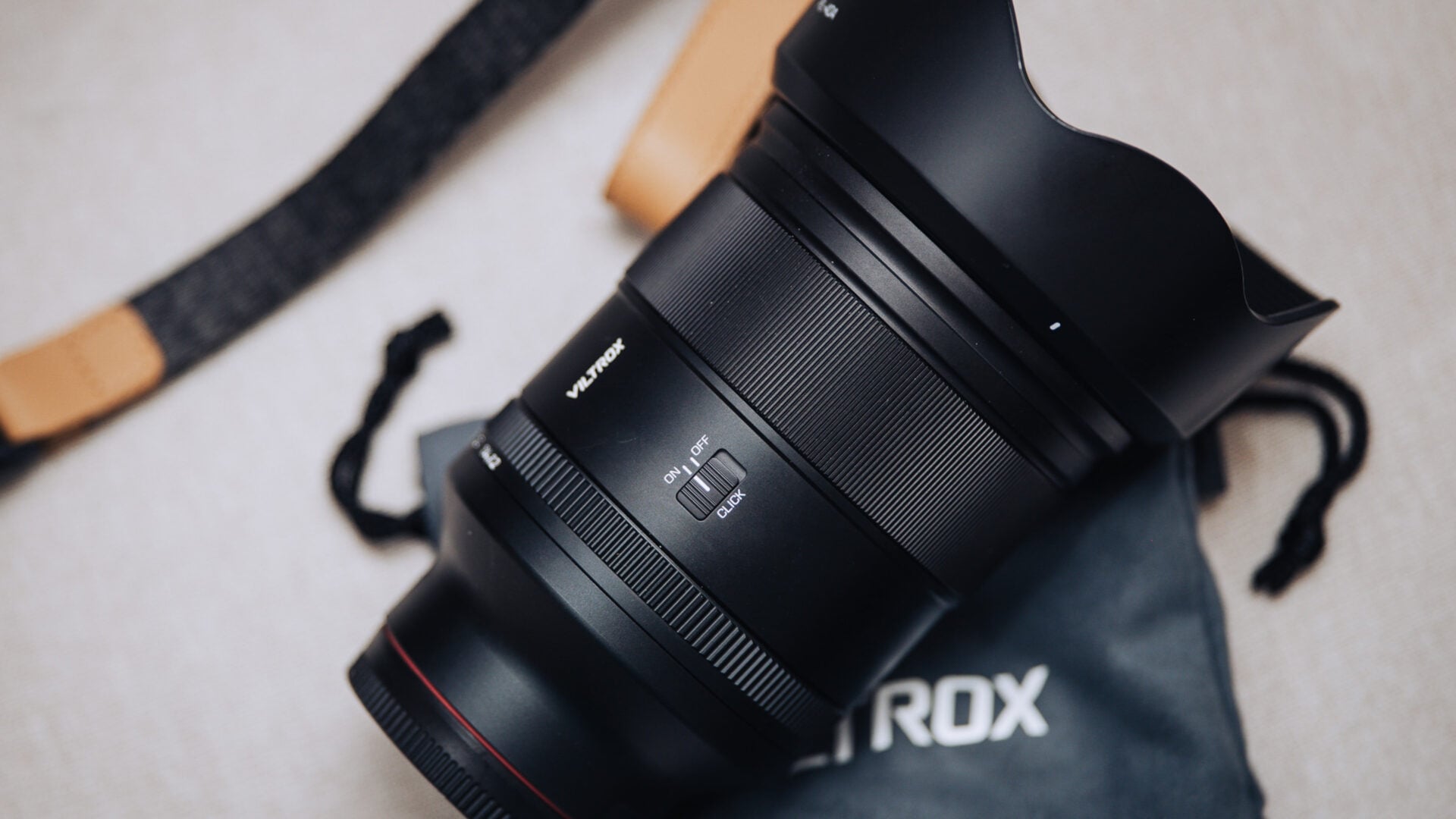 Viltrox 35mm F1.2 LAB N FE Review Lead Image of Lens on White Background