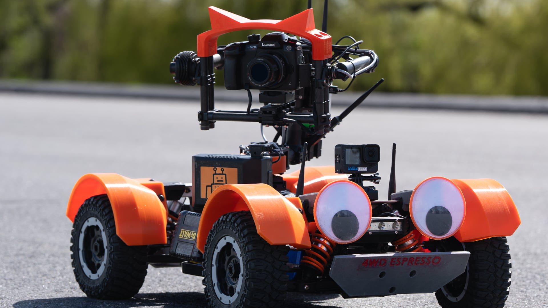 DIY chase camera rover