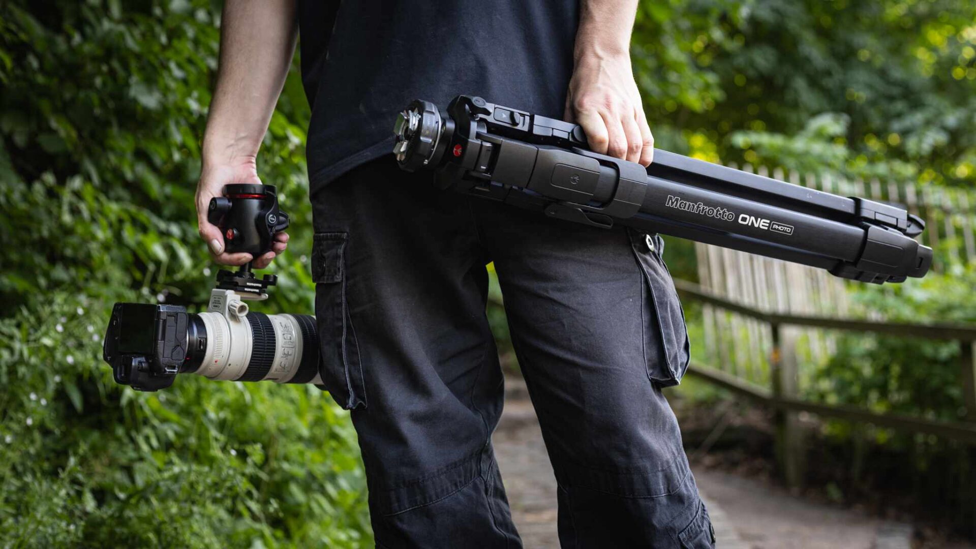 Manfrotto ONE Photo tripod, XCHANGE Quick release and XPRO Ball Head