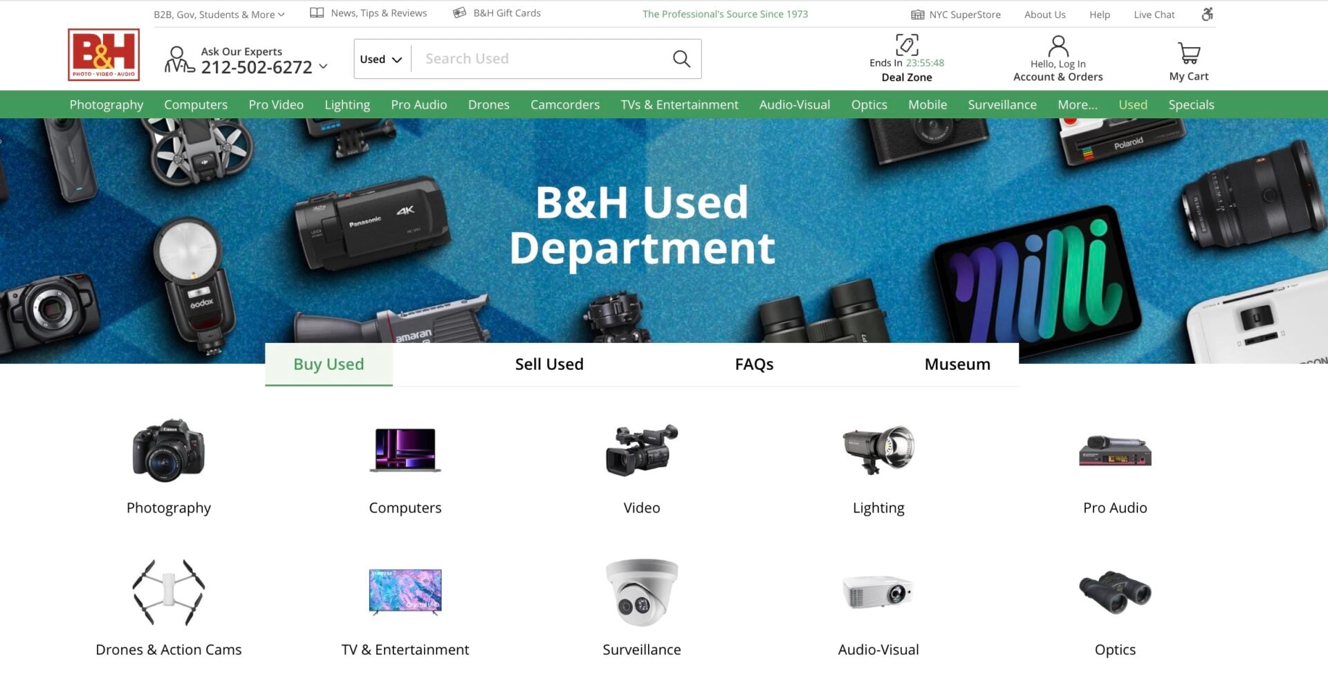 where to buy used cameras