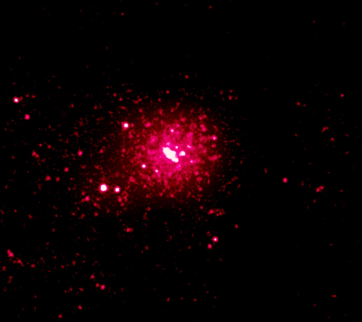 X-Ray image of NGC 3603. Credit: NASA/CXC/SAO