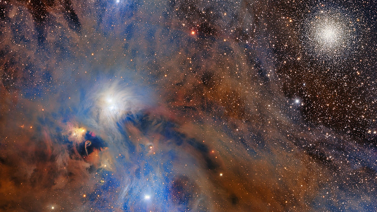 570 Megapixel Dark Energy Camera captures Corona Australis that resembles Van Gogh's Starry Night cover