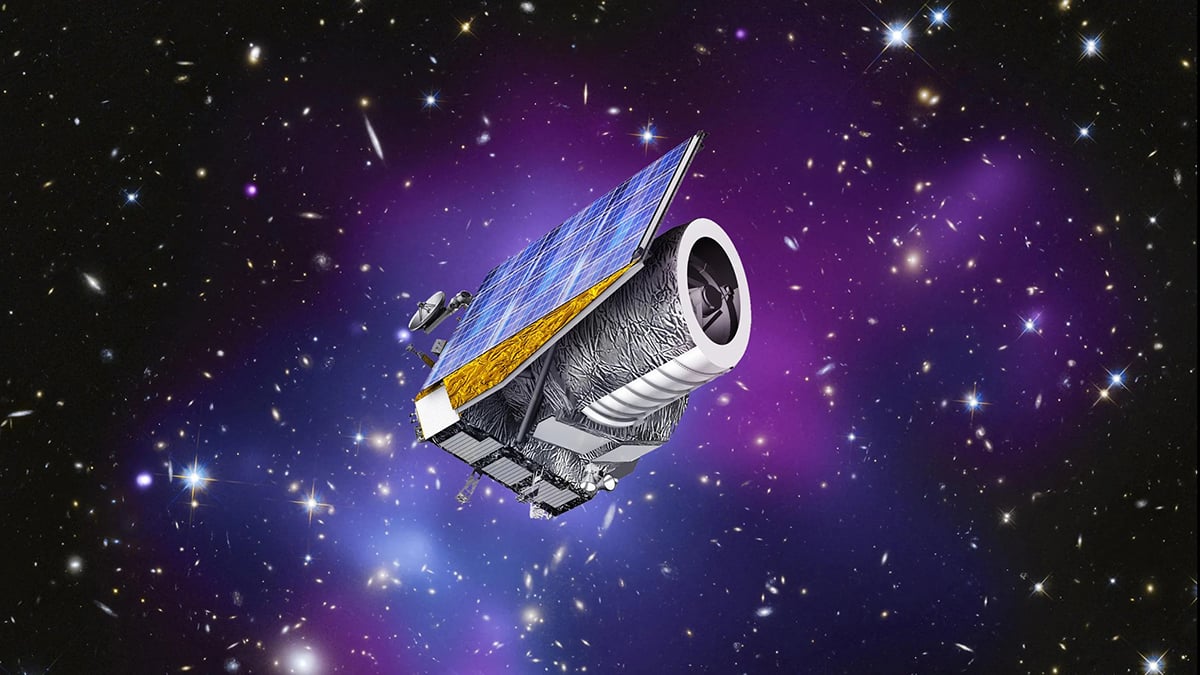 Artist's impression of the Euclid Telescope. Credit: ESA