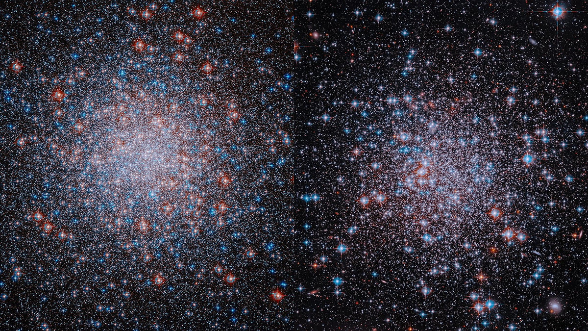 Hubble Space Telescope captures two ancient star clusters of the Milky Way cover